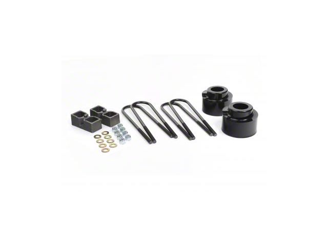 Daystar Suspension Lift Kit; Suspension System; Black; 2.50-Inch Lift; Includes Front Coil Spring Spacers, 2-Inch Rear Lift Blocks; For Vehicles with Dana 60; Requires Extended Front Shocks; Not Included (11-21 4WD F-350 Super Duty)