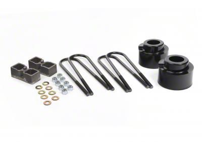 Daystar Suspension Lift Kit; Suspension System; Black; 2.50-Inch Lift; Includes Front Coil Springs, 2-Inch Rear Lift Blocks; Extended Front Shocks Required; For Vehicles with Dana 70 (11-21 4WD F-350 Super Duty)