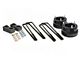 Daystar Suspension Lift Kit; Black; 2-Inch Lift; Includes Front Coil Spring Spacers, 2-Inch Rear Blocks and U-bolts; Extended Shocks Required; Not For Off Road Pkg. (03-13 RAM 2500)