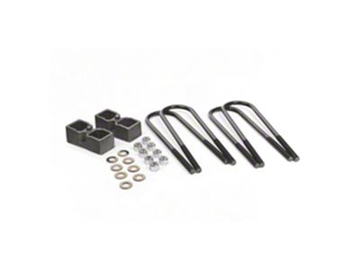 Daystar Suspension Lift Kit; Suspension System Spacer; 2-Inch Lift; Includes Rear Blocks and U-Bolts; Rear (03-13 4WD RAM 2500)