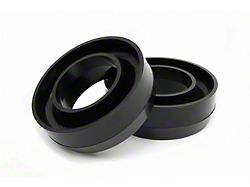 Daystar Suspension Leveling Kit; Coil Spring Spacer; Black; 1.50-Inch Lift; Front; Pair; For Tire Size 31-Inch; Wheel Alignment Needed (03-13 2WD RAM 3500)