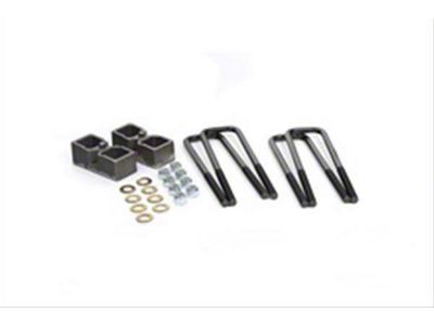 Daystar Suspension Lift Kit; Suspension System; 2-Inch Lift; Includes Blocks and U-Bolts; Rear (11-24 4WD Sierra 2500 HD)