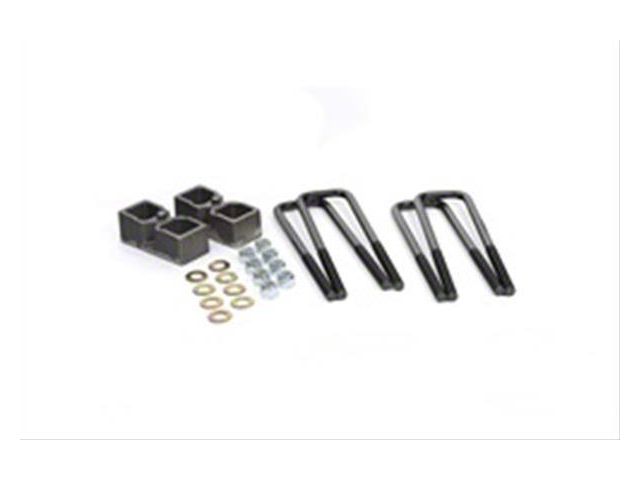 Daystar Suspension Lift Kit; Suspension System; 2-Inch Lift; Includes Blocks and U-Bolts; Rear (11-24 4WD Sierra 3500 HD)