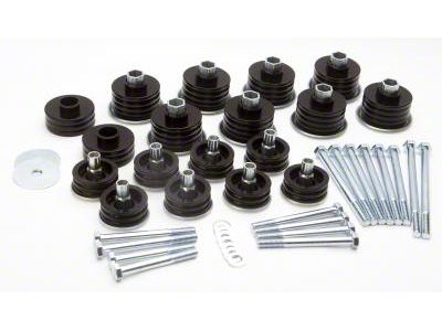 Daystar Body Mount Set; Body Cab Mount; Polyurethane; Black (11-16 F-250 Super Duty)