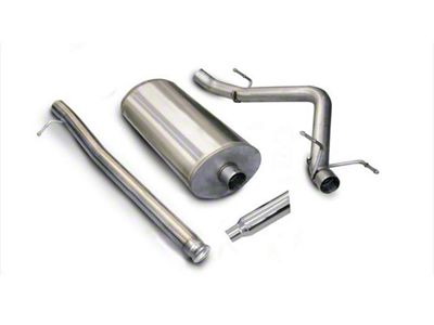 dB Performance by Corsa Sport Single Exhaust System with Polished Tip; Side Exit (07-13 5.3L Sierra 1500)