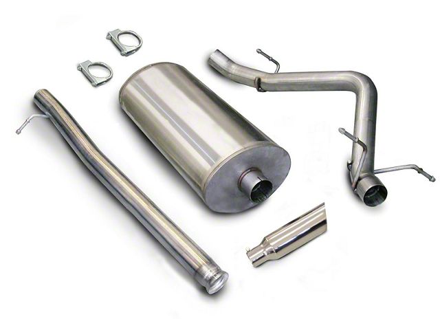dB Performance by Corsa Sport Single Exhaust System with Polished Tip; Side Exit (07-09 6.0L Sierra 1500, Excluding Hybrid)