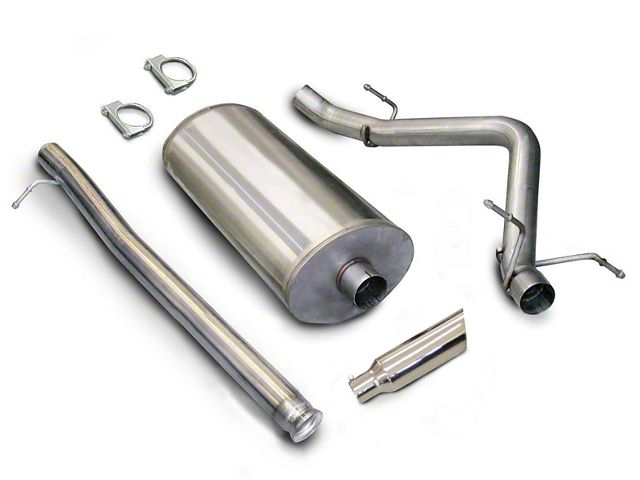 dB Performance by Corsa Sport Single Exhaust System with Polished Tip; Side Exit (07-13 4.8L Silverado 1500)