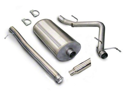 dB Performance by Corsa Sport Single Exhaust System with Polished Tip; Side Exit (07-09 6.0L Silverado 1500, Excluding Hybrid)