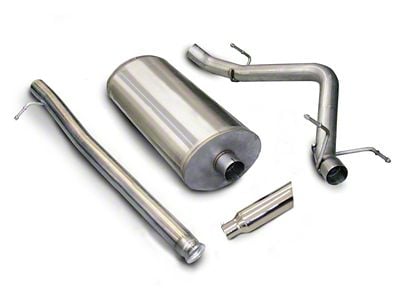 dB Performance by Corsa Sport Single Exhaust System with Polished Tip; Side Exit (10-13 6.0L Hybrid Sierra 1500)