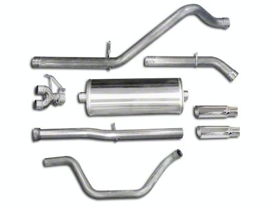 dB Performance by Corsa Sport Dual Exhaust System with Polished Tips; Rear Exit (07-13 6.2L Sierra 1500)