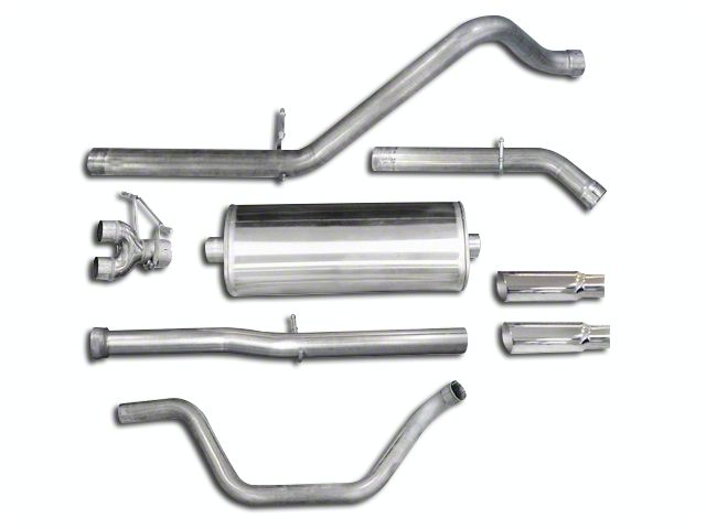 dB Performance by Corsa Sport Dual Exhaust System with Polished Tips; Rear Exit (07-13 6.2L Sierra 1500)