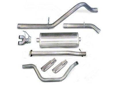 dB Performance by Corsa Sport Dual Exhaust System with Polished Tips; Rear Exit (07-13 4.8L Sierra 1500)
