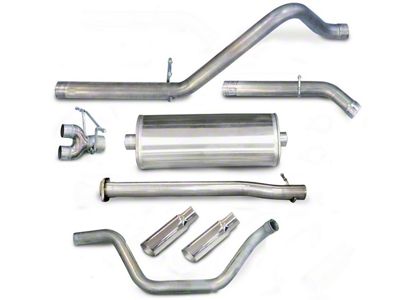 dB Performance by Corsa Sport Dual Exhaust System with Polished Tips; Rear Exit (07-13 5.3L Sierra 1500)