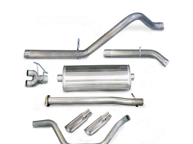 dB Performance by Corsa Sport Dual Exhaust System with Polished Tips; Rear Exit (07-09 6.0L Sierra 1500, Excluding Hybrid)