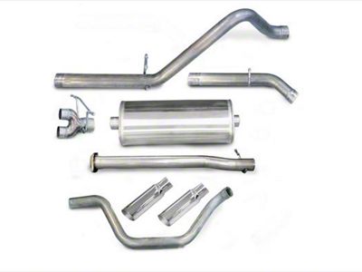 dB Performance by Corsa Sport Dual Exhaust System with Polished Tips; Rear Exit (07-09 6.0L Silverado 1500, Excluding Hybrid)