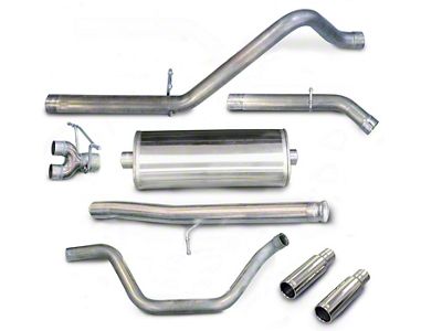 dB Performance by Corsa Sport Dual Exhaust System with Polished Tips; Rear Exit (10-13 6.0L Hybrid Sierra 1500)