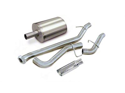 dB Performance by Corsa Sport Single Exhaust System with Polished Tip; Side Exit (99-06 4.8L Silverado 1500)
