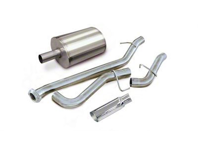 dB Performance by Corsa Sport Single Exhaust System with Polished Tip; Side Exit (99-06 5.3L Silverado 1500)