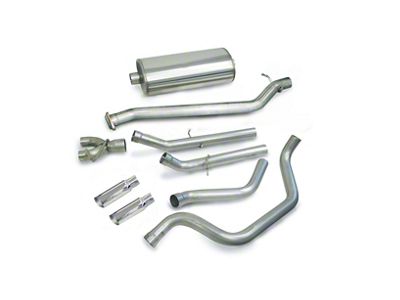 dB Performance by Corsa Sport Single Exhaust System with Polished Tips; Rear Exit (99-06 4.8L Silverado 1500)