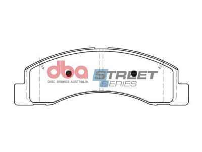 DBA Street Series Ceramic Brake Pads; Front Pair (99-10 F-250 Super Duty)
