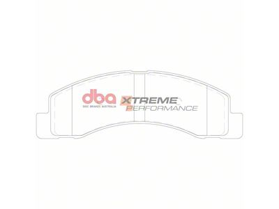 DBA Xtreme Performance Semi-Metallic Carbon Fiber Brake Pads; Front Pair (99-10 F-250 Super Duty)