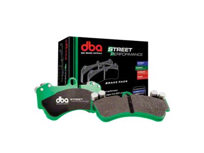 DBA Street Performance Semi-Metallic Carbon Fiber Brake Pads; Front Pair (06-18 RAM 1500, Excluding SRT-10 & Mega Cab)