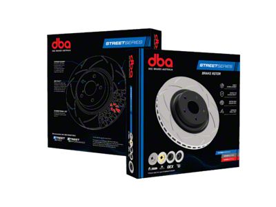 DBA Street Series T2 Slotted Rotor; Rear (09-24 RAM 2500)