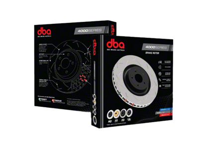 DBA 4000 Series HD Vented 6-Lug Rotor; Front (2005 Sierra 1500 w/ Rear Drum Brakes; 06-14 Sierra 1500)