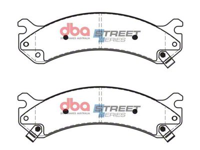 DBA Street Series Ceramic Brake Pads; Front Pair (01-10 Sierra 2500 HD)
