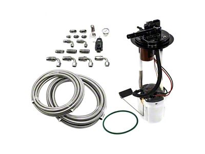 DeatschWerks DW400 Fuel Pump Module with CPE Return Kit; 415 LPH (05-13 Sierra 1500)