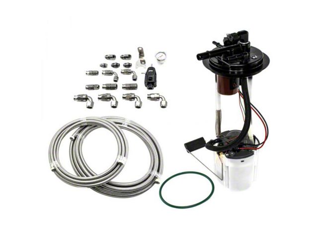 DeatschWerks DW400 Fuel Pump Module with PTFE Return Kit; 415 LPH (05-13 Sierra 1500)