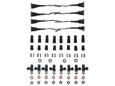 DeatschWerks EV14 Fuel Injector Kit; 2400cc (01-17 Sierra 3500 HD)