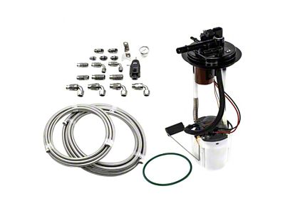 DeatschWerks DW400 Fuel Pump Module with PTFE Return Kit; 415 LPH (05-13 Silverado 1500)