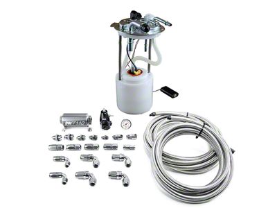 DeatschWerks DW400 Fuel Pump Module with CPE Return Kit; 415 LPH (07-19 Yukon)