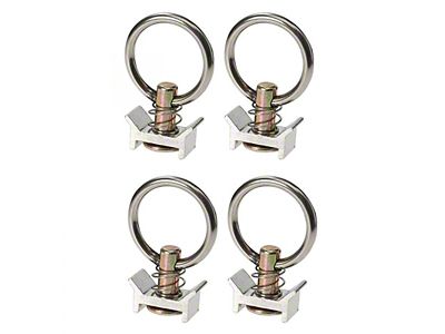 DECKED Core Trax 1000 Tie-Down Track Load Locks (Universal; Some Adaptation May Be Required)