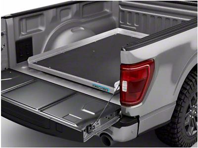 DECKED CargoGlide Bed Slide, 100% Extension; 2,200 lb. Payload (07-23 Sierra 2500 HD w/ 8-Foot Long Box)