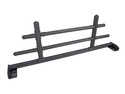 Hex Front Cab Rack; Textured Black (09-24 RAM 1500 w/o RAM Box)