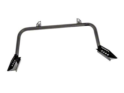 Rear Cab Rack; Gloss Black (09-24 RAM 1500 w/o RAM Box)