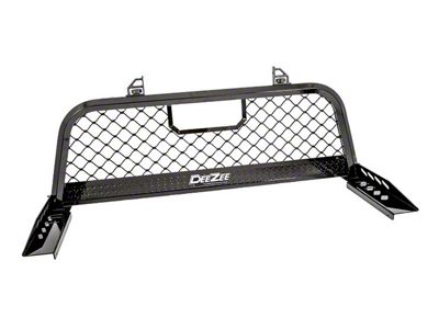 Ultra Mesh Front Cab Rack; Gloss Black (09-24 RAM 1500 w/o RAM Box)