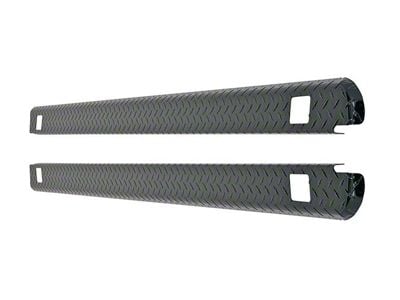 BlackTread Wrap Side Bed Caps with Stake Pocket Holes (07-13 Silverado 1500 w/ 8-Foot Long Box)