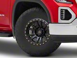 Deegan 38 by Mammoth Ghost Rider Flow Formed Satin Black 6-Lug Wheel; 17x9; -6mm Offset (19-26 Sierra 1500)
