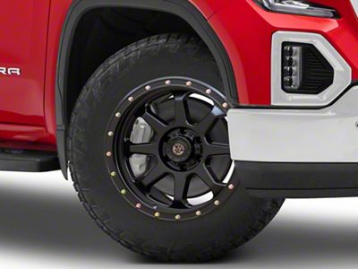Deegan 38 by Mammoth Phantom 38 Satin Black 6-Lug Wheel; 20x9; -6mm Offset (19-26 Sierra 1500)