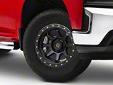 Deegan 38 by Mammoth Phantom 38 Flow Formed Satin Black 6-Lug Wheel; 17x9; -6mm Offset (19-26 Silverado 1500)