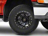 Deegan 38 by Mammoth Phantom 38 Flow Formed Satin Black 6-Lug Wheel; 17x9; -6mm Offset (99-06 Silverado 1500)