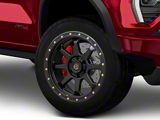 Deegan 38 by Mammoth Phantom 38 Flow Formed Satin Black 6-Lug Wheel; 20x9; -6mm Offset (23-26 Canyon)