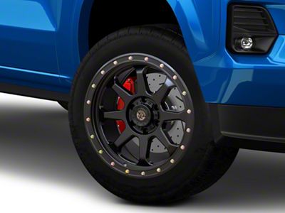 Deegan 38 by Mammoth Phantom 38 Flow Formed Satin Black 6-Lug Wheel; 20x9; -6mm Offset (23-26 Colorado)