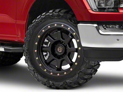 Deegan 38 by Mammoth Phantom 38 Satin Black 6-Lug Wheel; 20x9; -6mm Offset (21-25 F-150)