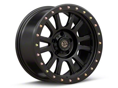Deegan 38 by Mammoth Ghost Rider Flow Formed Satin Black Wheel; 20x9; -6mm Offset (19-26 RAM 1500)