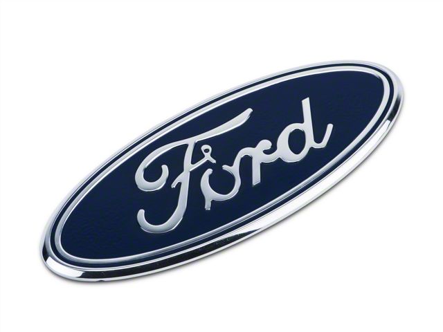 Defenderworx Ford Oval Grille Emblem; Blue (15-20 F-150, Excluding Raptor)