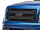 Defenderworx Ford Oval Grille or Tailgate Emblem; Matte Blackout (04-14 F-150 w/o Backup Camera)
